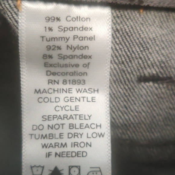 Jeans ~ 24 W ~ D & Co Tummy Panel Control ~ 81893 - Picture 9 of 12